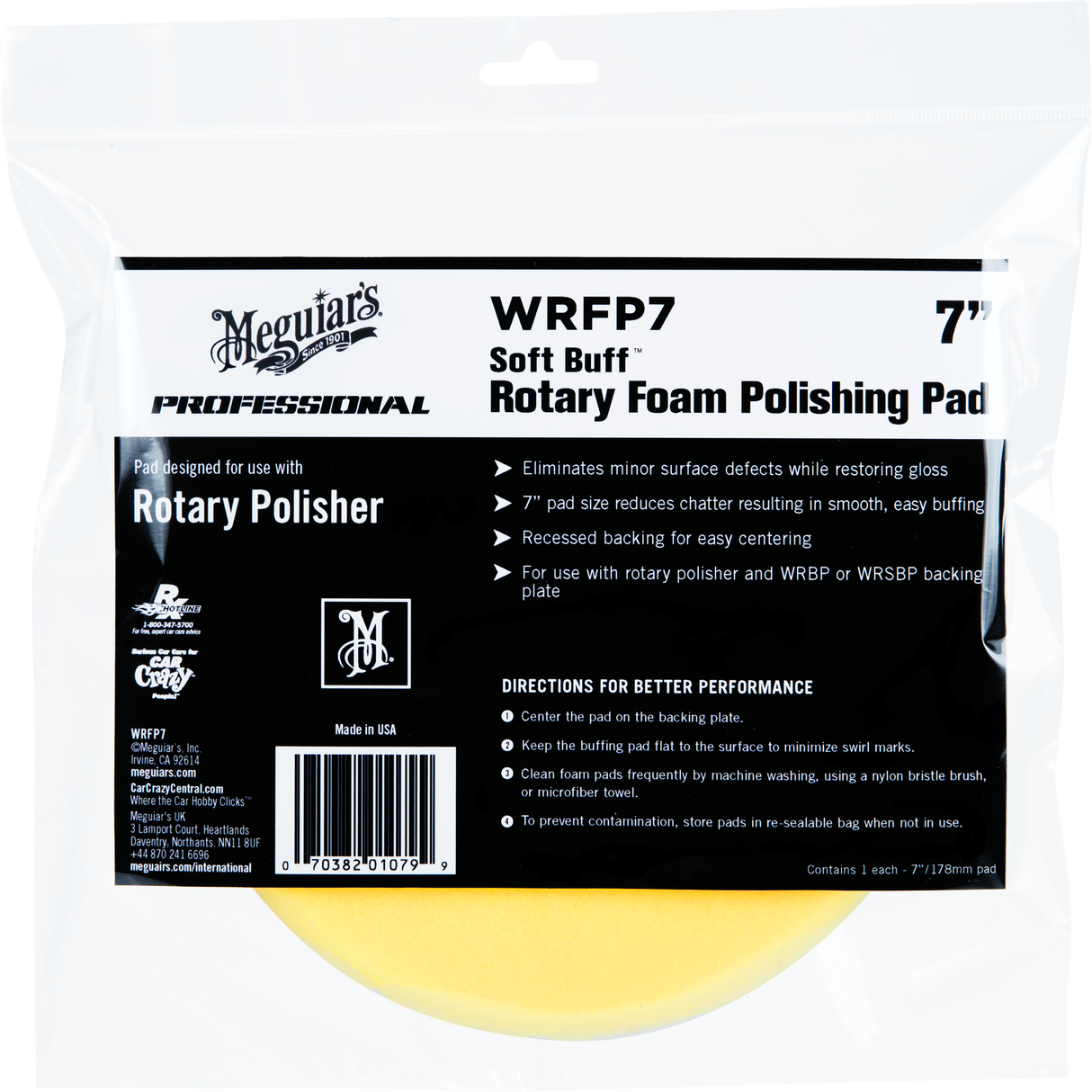Meguiars Soft Buff Rotary Foam