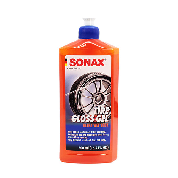 Gel abrillantador de neumáticos, paquete de 6, 500 ml