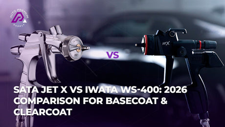 SATA Jet X vs Iwata WS-400: 2026 Comparison for Basecoat & Clearcoat