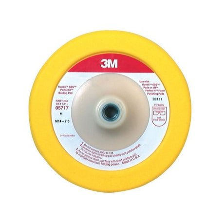 3M™ 05717 Buffing and Polishing Backup Pad, 7 in Dia, 58-11 Internal ArborShank, Foam