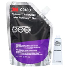 03180 3M  Platinum Plus Glaze  16 fl oz, Hardener Included,