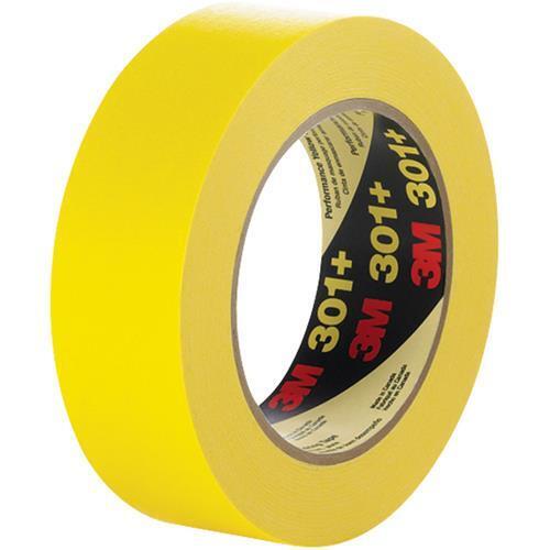301+ 3M Performance Yellow Masking Tape  18 mm x 55 m, 6.3 mil,