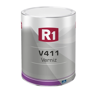 KIT R1 - Barniz transparente V411 PU 4:1 - 3,78L + C411 Std (kit de 4,725L)