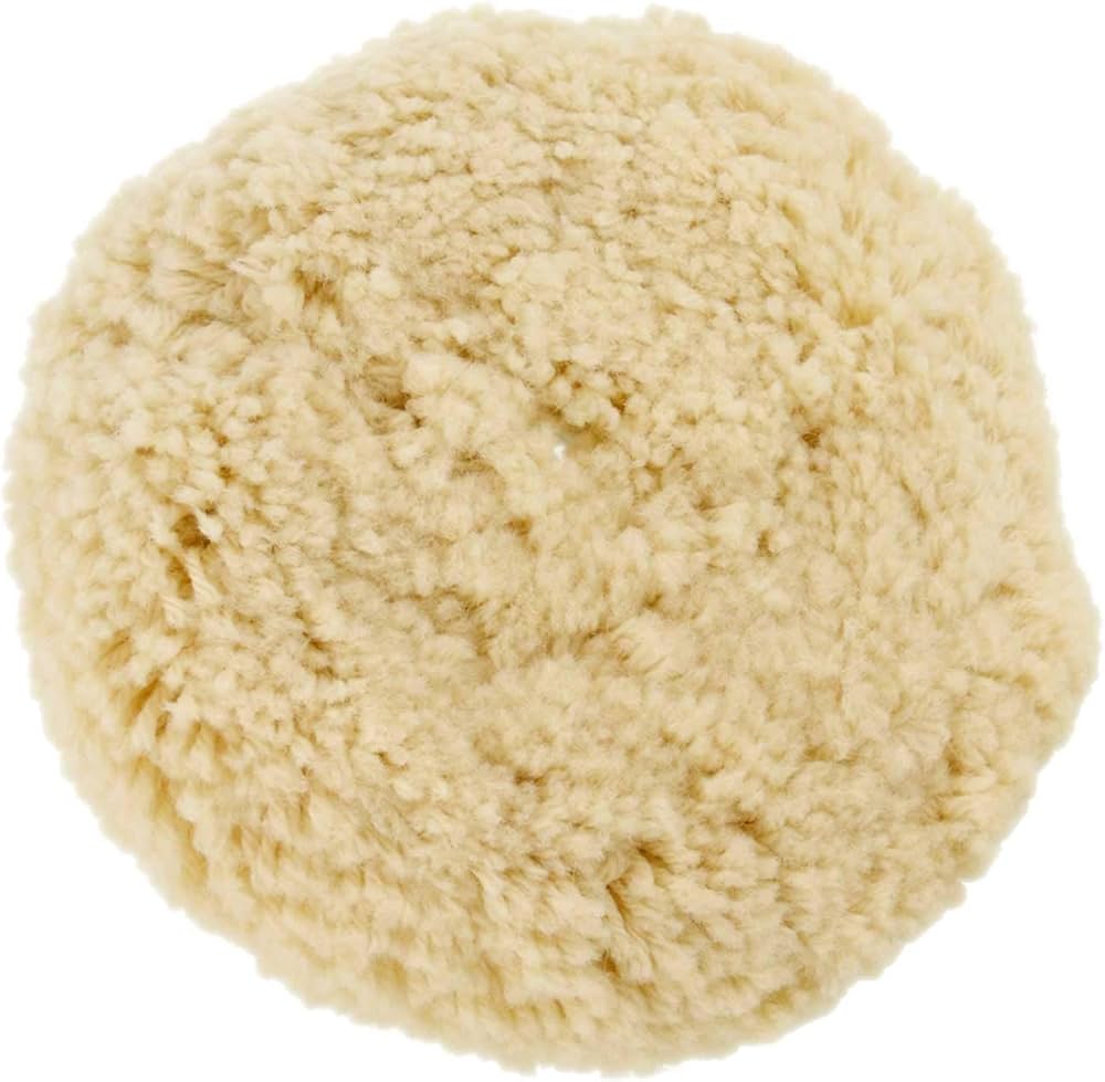 Beige Dounble Side Wool Polishing Pad