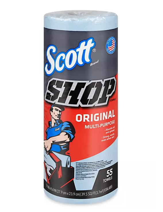 75180 Scott MultiPurpose 6 unid Original Shop Towel 11x9.4 in 55 Nylon Azul 1 Capa