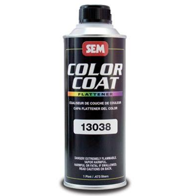 Sem, Color Coat Flattener 1 pt Can Opaque White Liquid, 13038