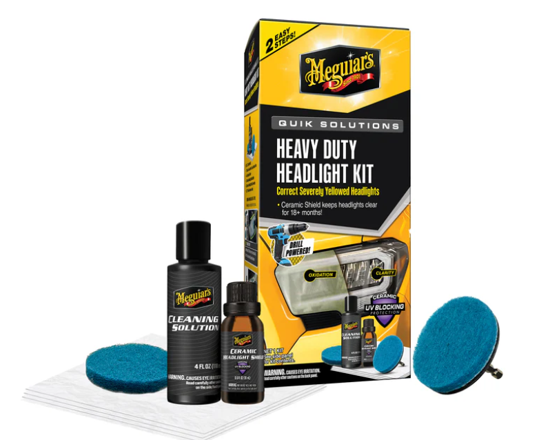Meguiar's Quik Solutions Heavy Duty Headlight Kit