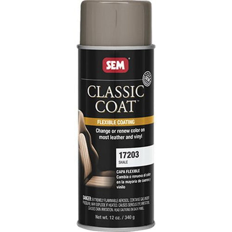 Classic Coat™ 17203 Flexible Coating, 16 oz Aerosol Can, Shale, 24 hr Curing, Aerosol