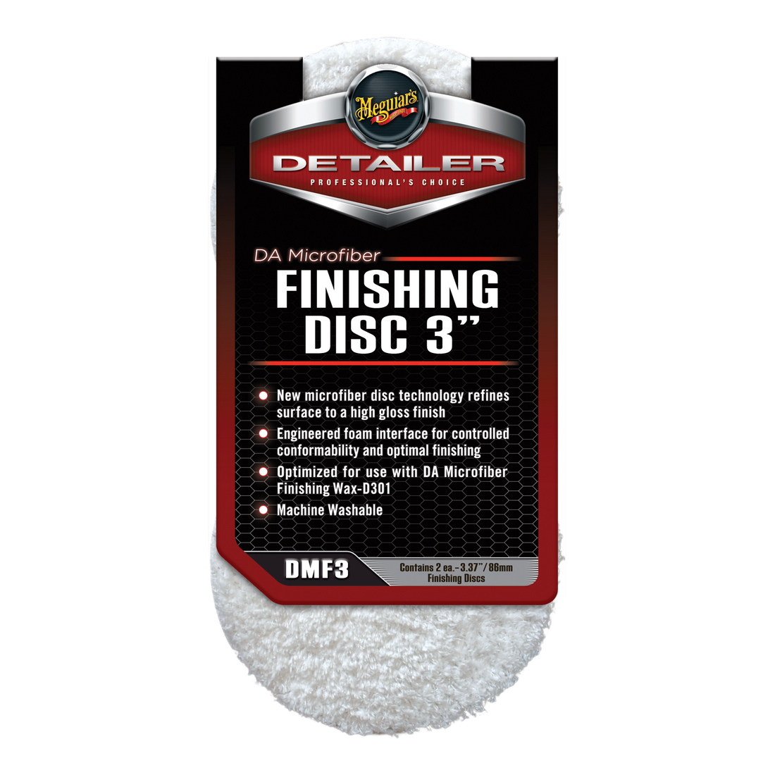 DMF3 DA Microfiber Finishing Disc - 3 inch (2 pack)