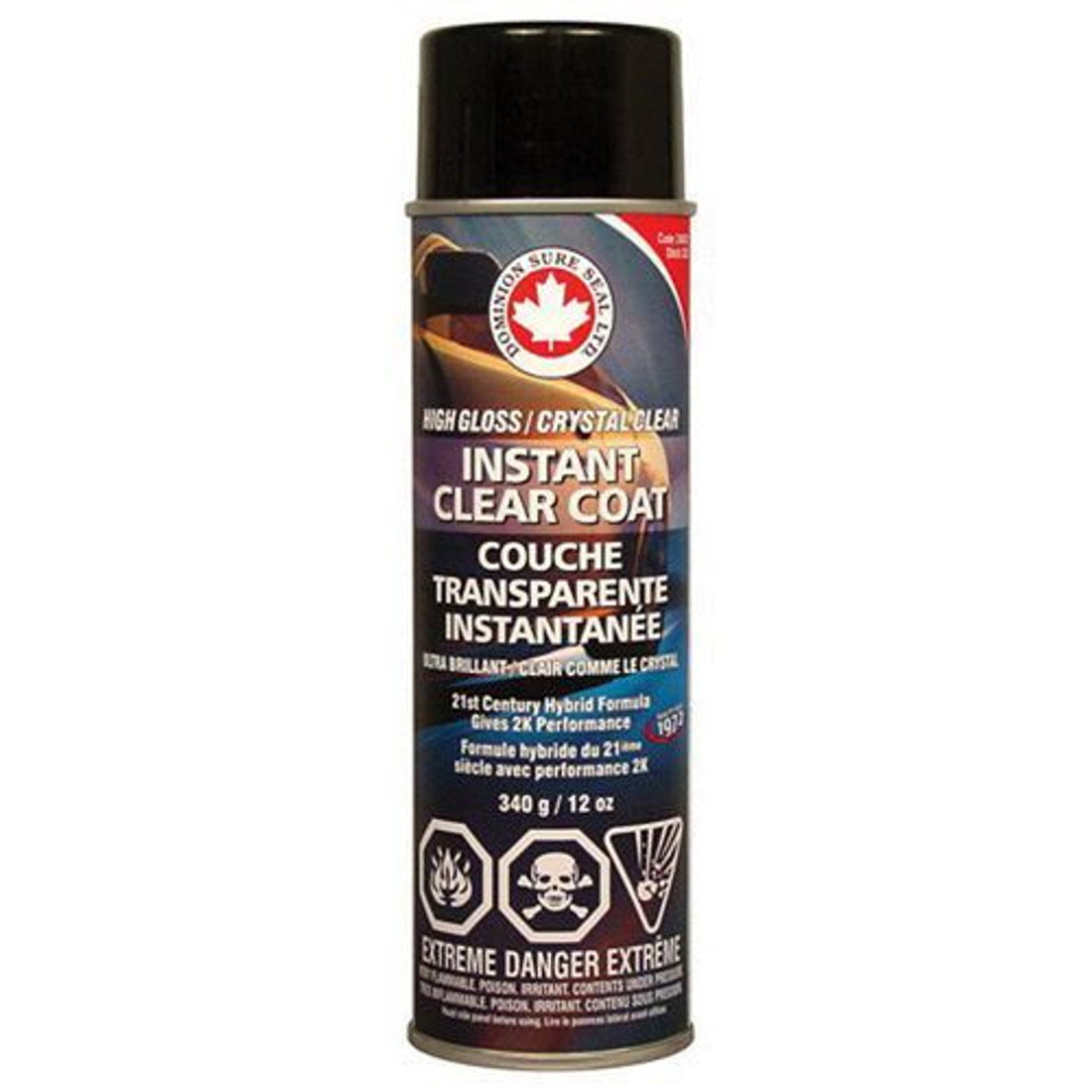 High Gloss Instant Clearcoat 12 oz Aerosol Can