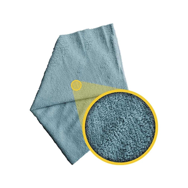 Edgeless Premium Blue Microfiber Towel 16"X16"
