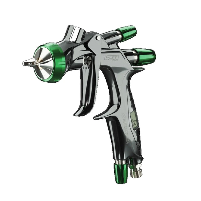 Iwata LS400 Series 2 Spray Gun 1.3 Basecoat 2913D Digital Gauge