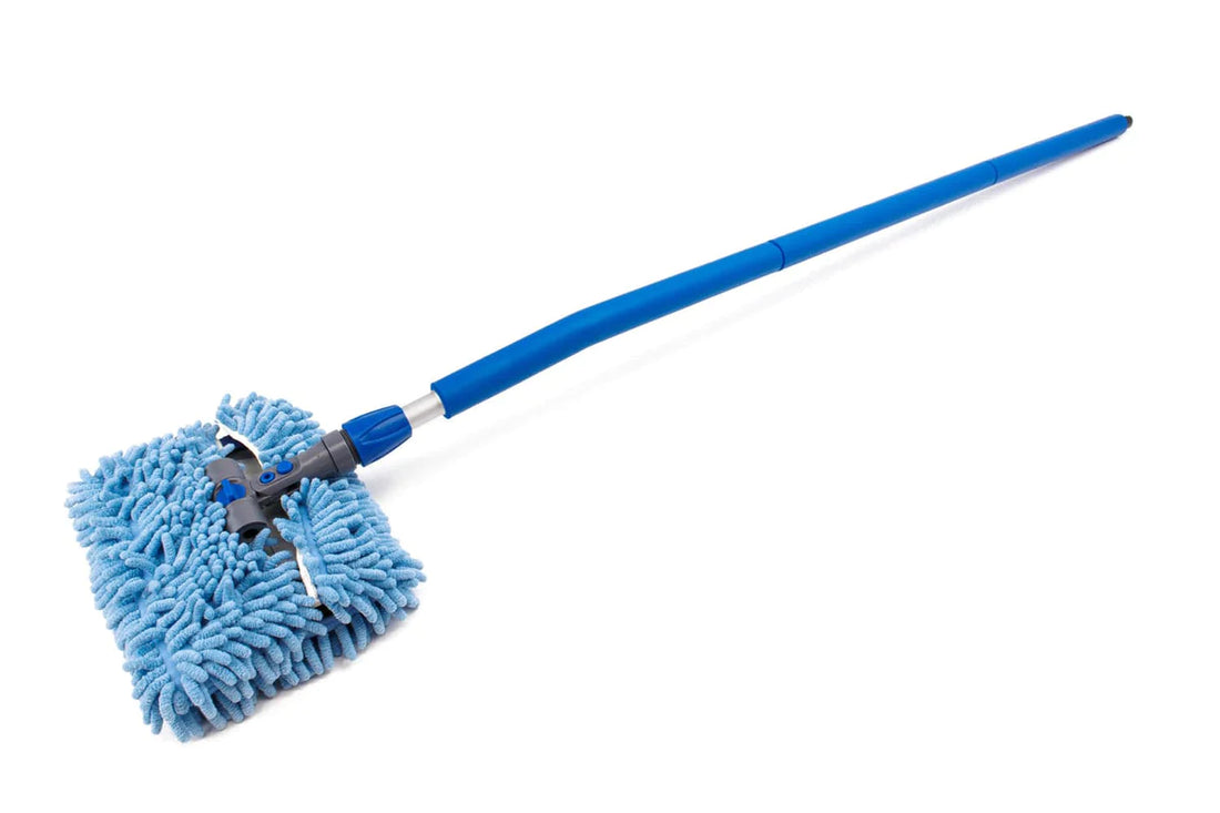 Mitt on a Stick PRO - Adjustable Wash Tool with 61" Angled Pole