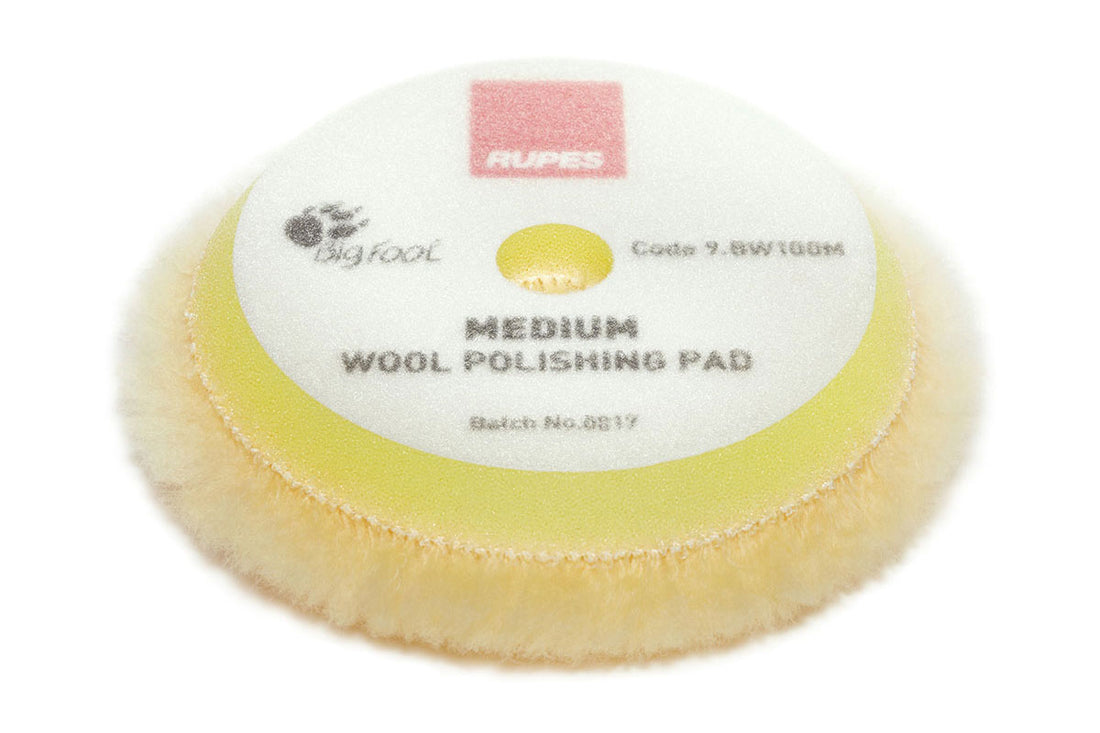 Rupes Yellow Medium Polishing Wool Pad