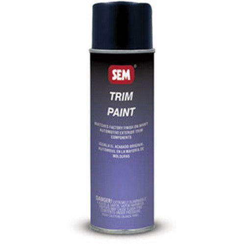 Sem, Trim-Gloss Trim Black 12oz Aerosol Can, 12OZ AEROSOL CAN