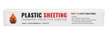 HIT 116 Plastic Sheeting 16' x 350' - High Teck Durable Protection