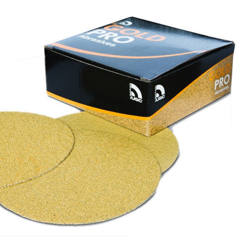 USC® Gold Pro® 082420 Sanding Disc, 6 in Dia, P1000 Grit, Paper Backing, WetDry, Hook and Loop Attachment