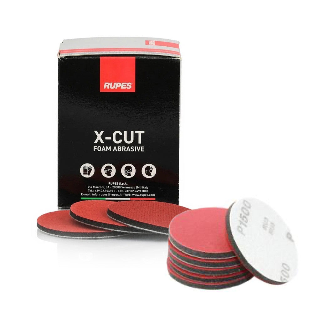 X-CUT FOAM ABRASIVE 75mm DISC P1500 BOX 20pcs
