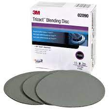 3M Trizact Hookit Blending Abrasive Disc 02090, P1000, 150 mm (6 in), 15 Discs/Carton