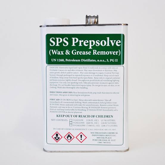 SPS Prepsolve  (wax & Grease Remover) Sur