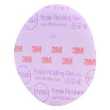 3M Hookit Purple finishing film — 6 in, P1500.