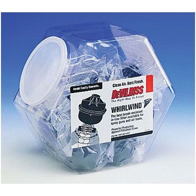 DevilBiss® Whirlwind™ 130028 Disposable Air Filter, 1/4 in MNPT Inlet, 1/4 in FNPT Outlet Port, 125 psi