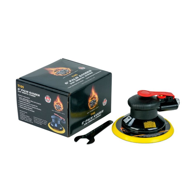 High Teck™ T105 Palm Sander, 6 in Dia, Round