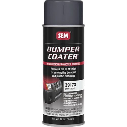 Sem, Bumper Coater Trim Paint 16 oz Aerosol Can Dark Smoke, 39173