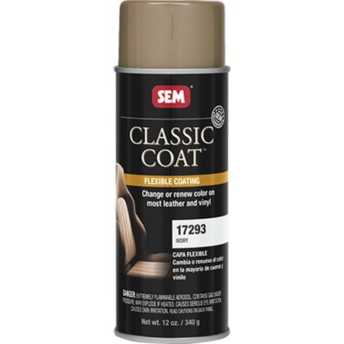 Classic Coat™ 17293 Flexible Coating, 16 oz Aerosol Can, Ivory, 24 hr Curing, Aerosol
