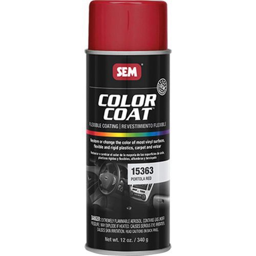 Sem, Color Coat™ Flexible Coating 16 oz Aerosol Portola Red, 15363