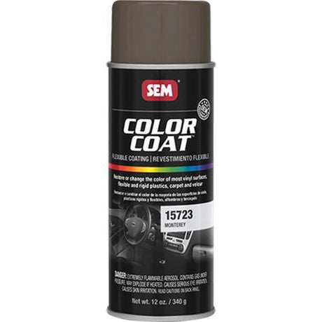Sem, Color Coat 15723 Flexible Coating 16 oz Aerosol Can, Monterey