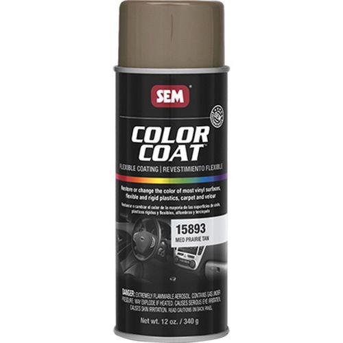 Sem, Color Coat 15893 Flexible Coating 16 oz Aerosol Med Prairie Tan, 15893