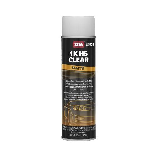 Sem, 1K HS Clear 20 oz Aerosol Can Matte, 15.4% Solids Content