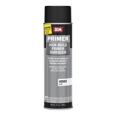 Sem, High-Build Primer Surfacer 20 oz Black, 42003