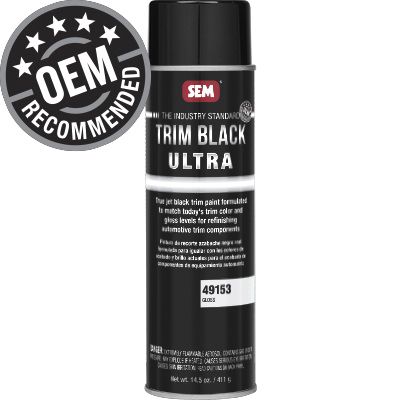 Sem, Trim Black Ultra 20 oz Aerosol Can Gloss, 49153