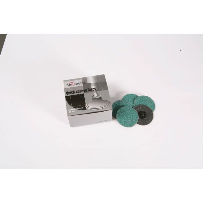 00102 Quick-Change Disc, 3 In Diameter, P36 Grit, Alumina Zirconi