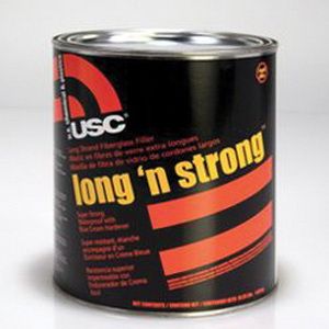 Masilla para carrocería USC® Long 'N Strong™ 23020, lata de 1 cuarto de galón, color verde oliva, líquida