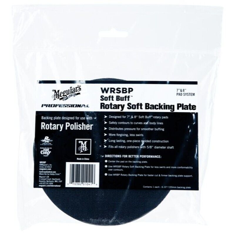 Meguiars WRSBP Soft Buff Rotary Soft Backing Plate