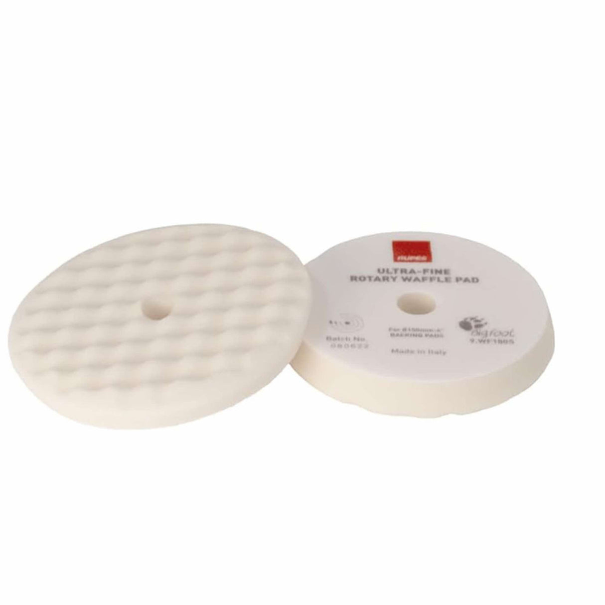 RUPES Rotary Waffle Ultra-Fine Foam Polishing Pad – White