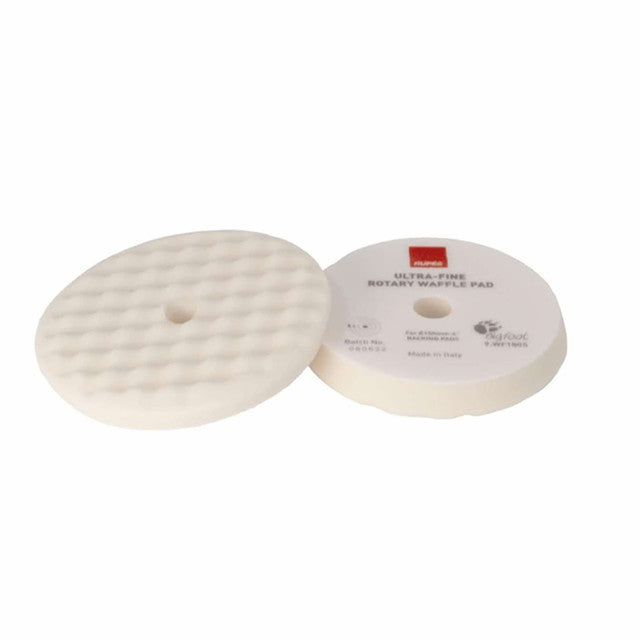 RUPES Rotary Waffle Ultra-Fine Foam Polishing Pad – White