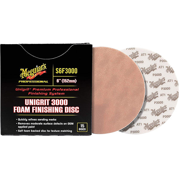 Meguiars S6F3000-BOX Unigrit 6" 3000 Foam Finishing Disc