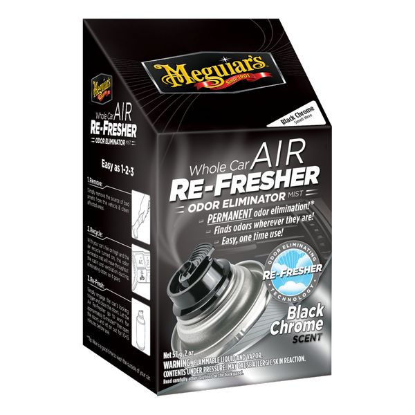 Meguiars G181302 Whole Car Air Refresher - Black Chrome